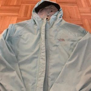 The North Face Rain Jacket Mint Green Size M